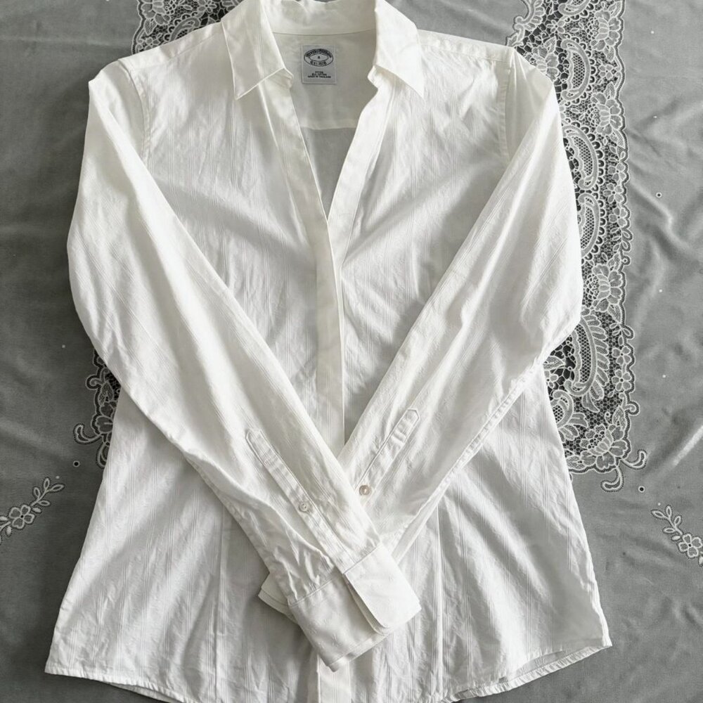 Brook Brothers White Button Down Shirt